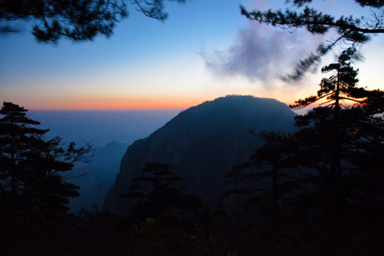 黄山日出