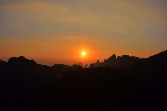 黄山日出