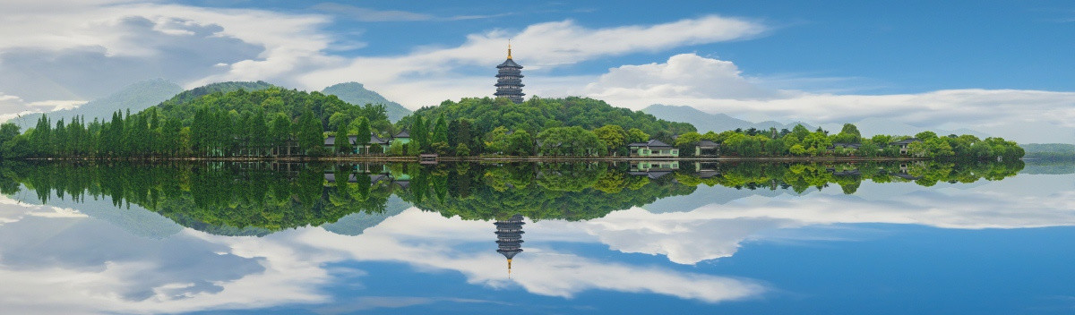 杭州西湖全景 大画幅