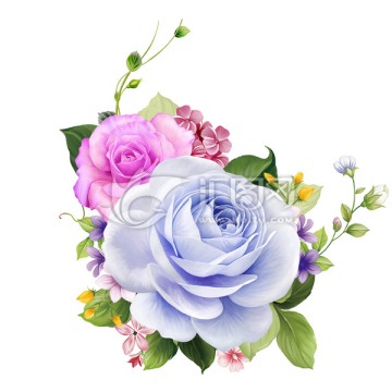 手繪花
