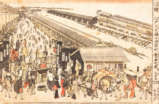 日本街景生活場(chǎng)景浮世繪 畫廊