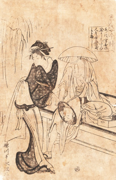 日本美女浮世绘 画廊品质