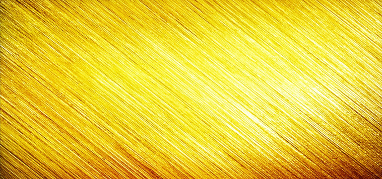 拉絲金屬黃金色背景
