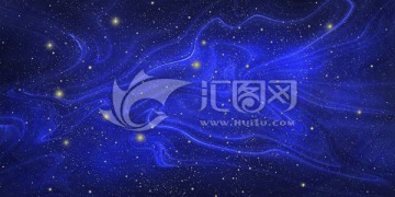抽象藝術(shù)畫布星空