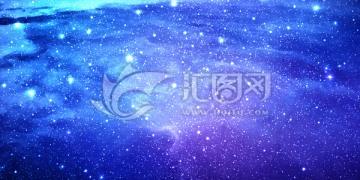 抽象艺术画布星空