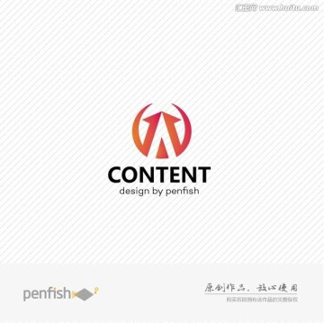 字母G箭頭向上LOGO
