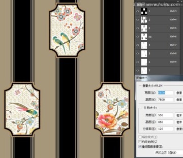 中式花鳥圖
