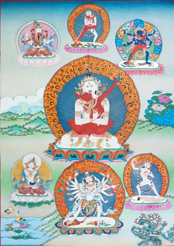 唐卡（高清合層）
