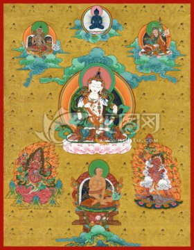 唐卡（高清合層）