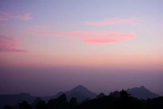 黄山风光 黄山朝霞