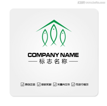 鱼LOGO