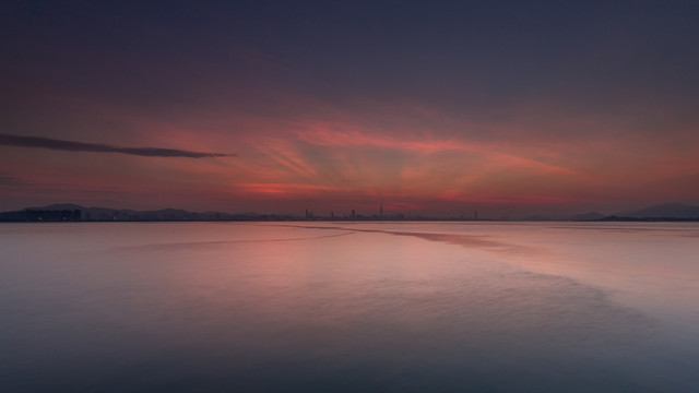 深圳湾日出