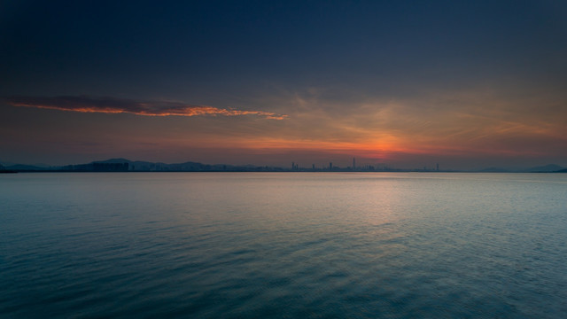 深圳湾日出