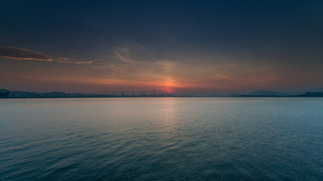 深圳湾日出