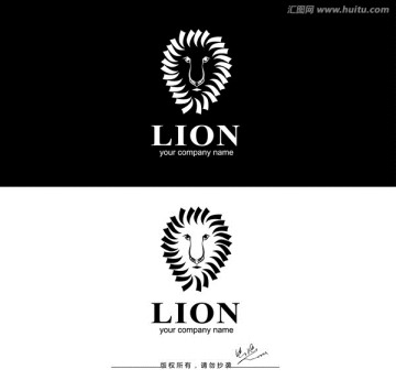 狮子logo 创意logo