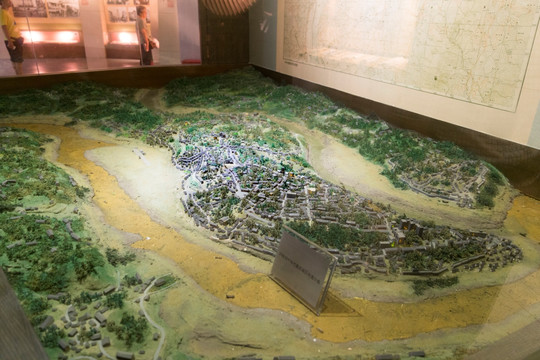 重庆地理地貌模型