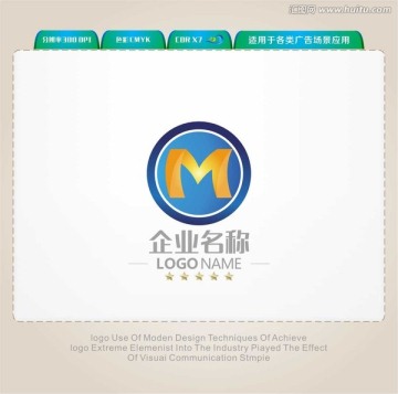 M字母LOGO