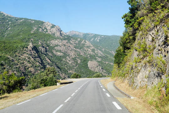 科西嘉岛山区公路