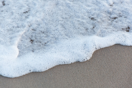 海浪和沙滩