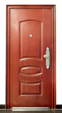 豪华不锈钢门铜门单开门
