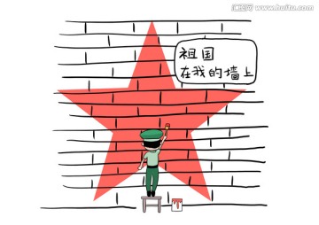 軍旅卡通人物設(shè)計(jì)