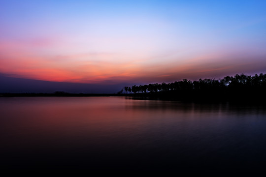 阳澄湖半岛夕阳