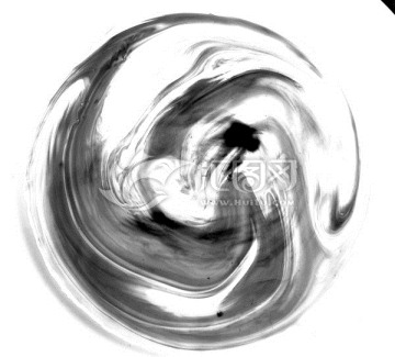 水墨抽象 鳳凰