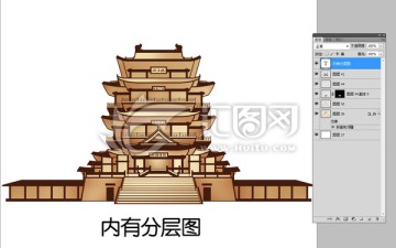 滕王閣 內(nèi)有分層圖