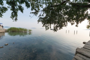 太湖  风景 渔村