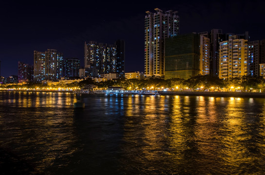 珠江两岸夜景