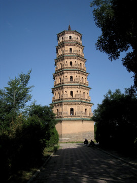 甘肃平凉 宝塔公园 延恩寺 塔