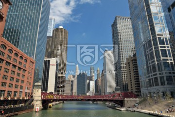 芝加哥城市建筑群
