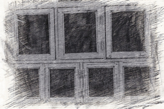 窗戶素描