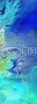 電分水墨畫 抽象