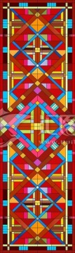 抽象線條壁畫(huà)