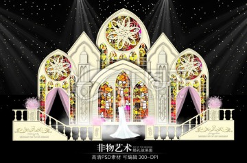 城堡婚禮歐式教堂婚禮