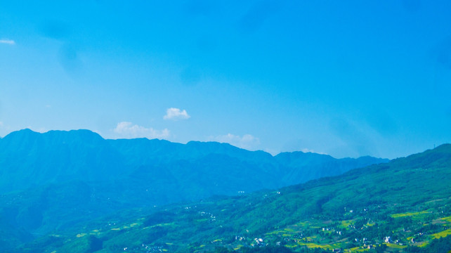 山岭风光 山陵