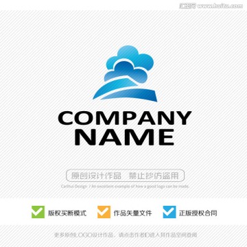 云彩 云技術(shù) LOGO設(shè)計(jì)