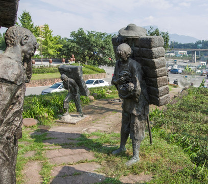 茶马古道城市雕塑
