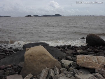 珠海情侣路上的海景