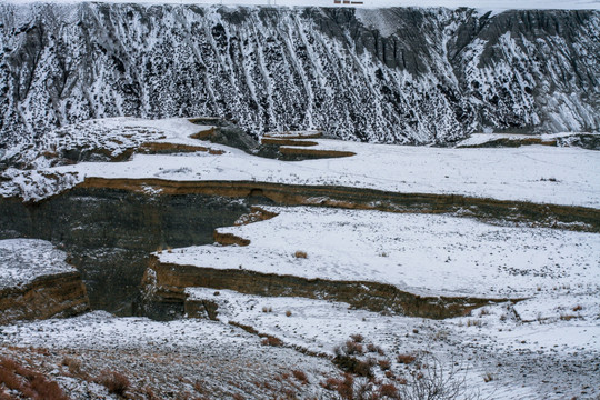 天山山脉积雪