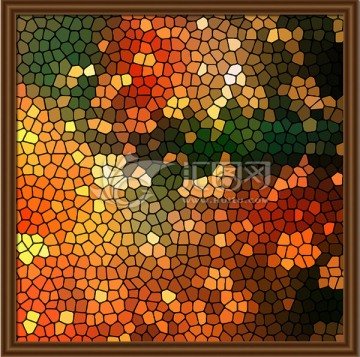 色塊裝飾畫