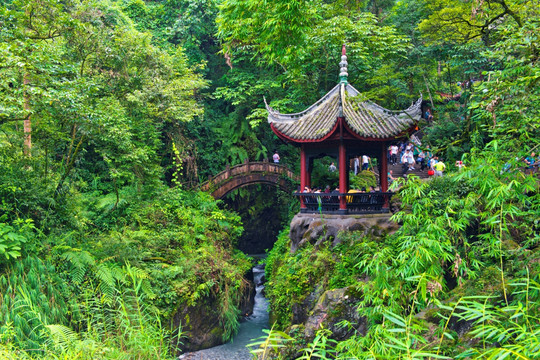 深山幽景