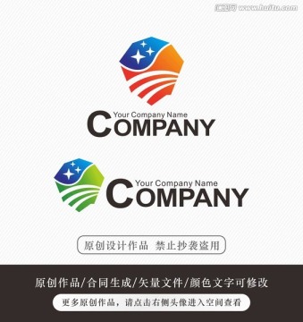 盾牌logo 标志设计 商标