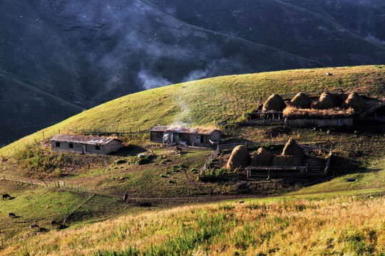 原始村落 山村
