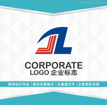 ZJ字母LOGO创意设计