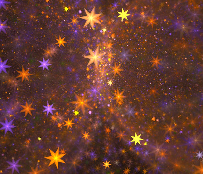 夢(mèng)幻星星底紋背景