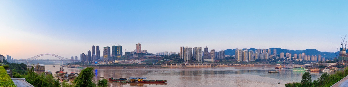 重庆朝天门全景 大画幅