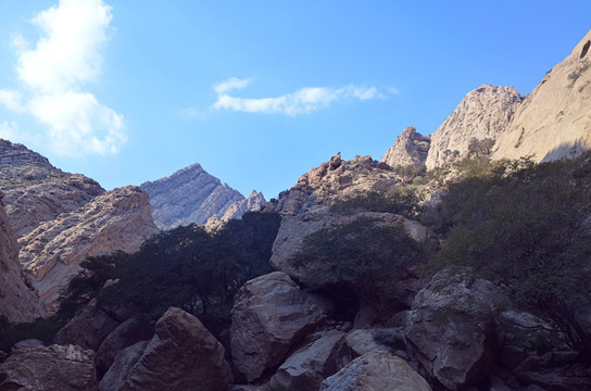 巨石 山景