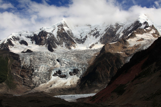 西藏米堆雪山